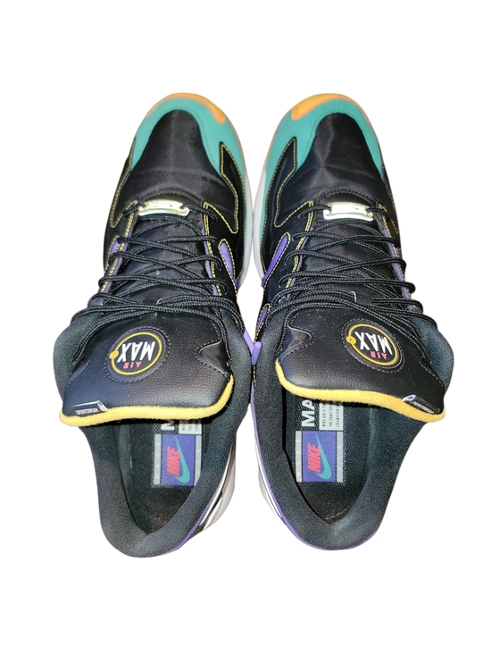 Nike Air Max Multicolor Sneakers - Purple Teal Black Sz 13